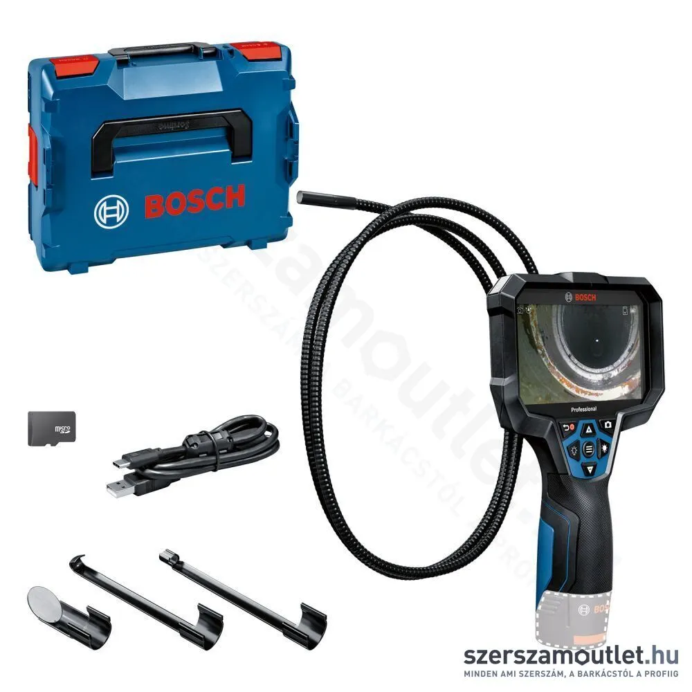 BOSCH GIC 12V-5-27 C Endoszkópos- vizsgálókamera L-boxxban (Akku és töltő nélkül)