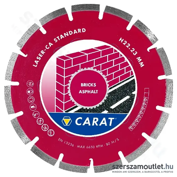 HIKOKI CARAT Gyémánt abrazív tárcsa 115x22,2mm