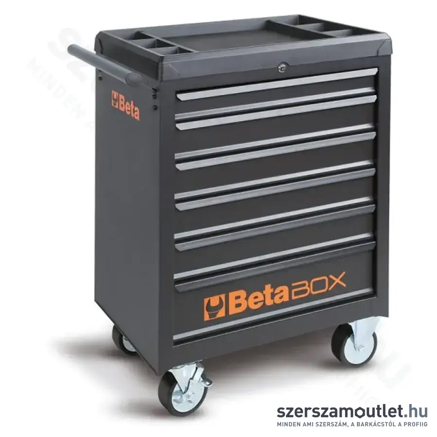 BETA BW C04BOX-A VU Worker Szerszámkocsi 6 fiókos, szerszámkészlettel 196db-os (024006201)