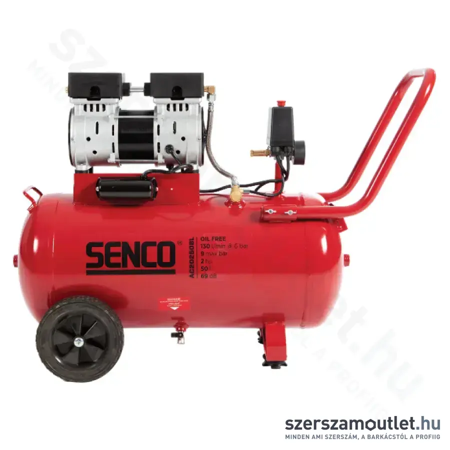 SENCO AC20250BL-EU Olajmentes kompresszor (1500W/50L) (AFN0039EU)