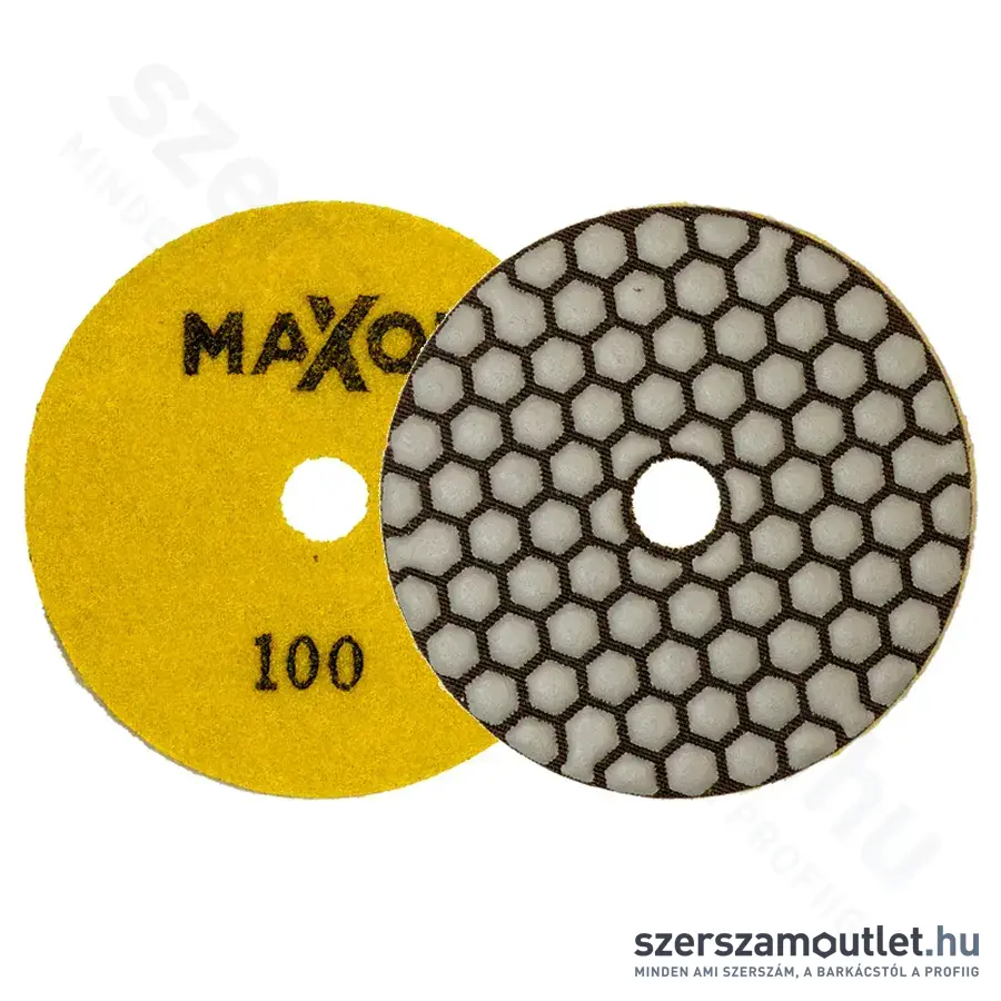 DIATECH MAXON Tépőzáras polírozó gyémánttárcsa, száraz P100 100mm (MSZBPT100/100)