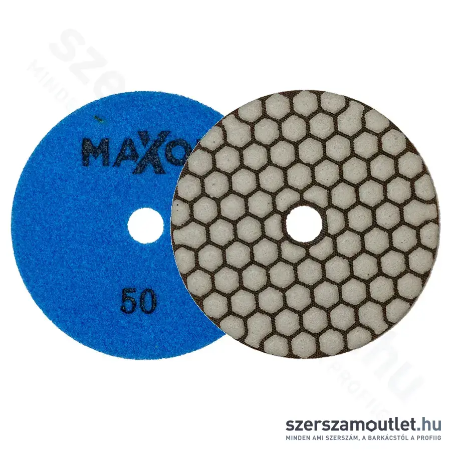 DIATECH MAXON Tépőzáras polírozó gyémánttárcsa, száraz P50 100mm (MSZBPT100/50)