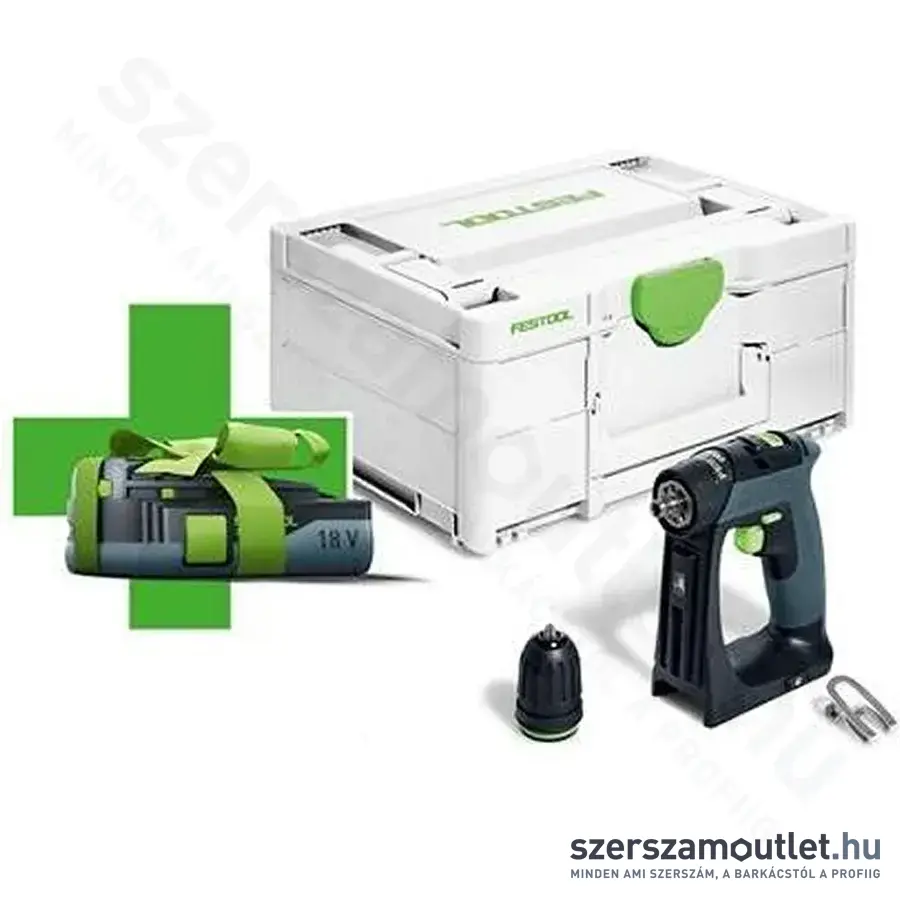 FESTOOL CXS 18-Basic-3,0 akkus fúró-csavarbehajtó (AJÁNDÉK AKKUVAL)