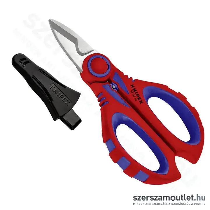 KNIPEX Villanyszerelő olló 160mm (95 05 10 SB)