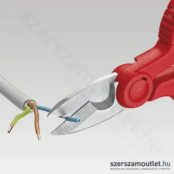 KNIPEX Villanyszerelő olló 155mm (95 05 155 SB)