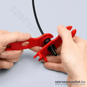 KNIPEX Szerelőszerszám készlet MC4 szolár dugós csatlakozókhoz 2db (Multi-contact) (97 49 66 2)