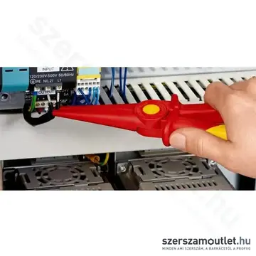 KNIPEX Félkerek csőrű műanyag fogó, szigetelt 220mm (98 62 02)