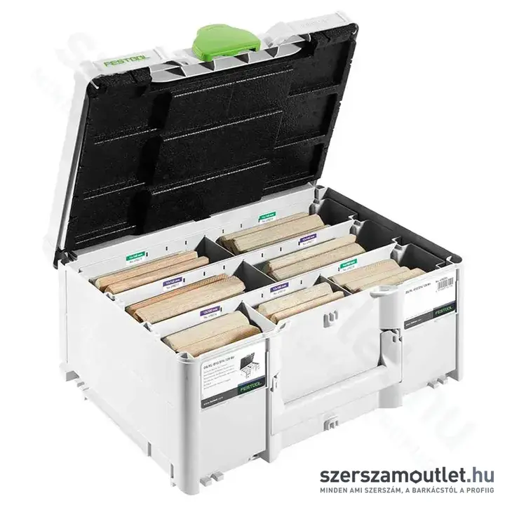 FESTOOL DOMINO XL bükkfa választék DS/XL D12/D14 128 részes BU DF 700-hoz