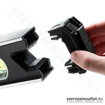 TOUGHBUILT H4S5-01 Kitolható pengés kés 16,5cm (+5db penge) + H2-L-M23-LH-M Mágneses vízmérték