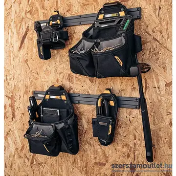 TOUGHBUILT CT-111 Övtáska készlet + TB-53 Fali tartó + TB-H4S5-01 Kitolható pengés kés (+5db penge)