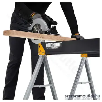 TOUGHBUILT C300 Összecsukható fűrészbak 1pár + H4S2-03 Cserélhető pengés kés (+2db tartó, 5db penge)