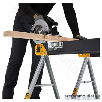 TOUGHBUILT C550 Összecsukható fűrészbak 1pár + TB-H4S5-01 Kitolható pengés kés 16,5cm +(5db penge)