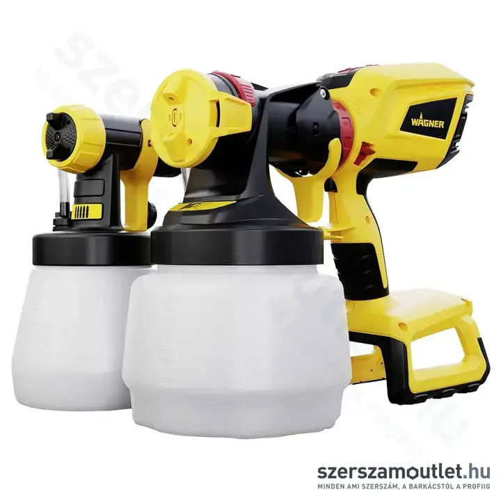 WAGNER UniversalSprayer W600 Flexio Akkus szénkefementes festékszóró pisztoly (18V; 500ml/min)