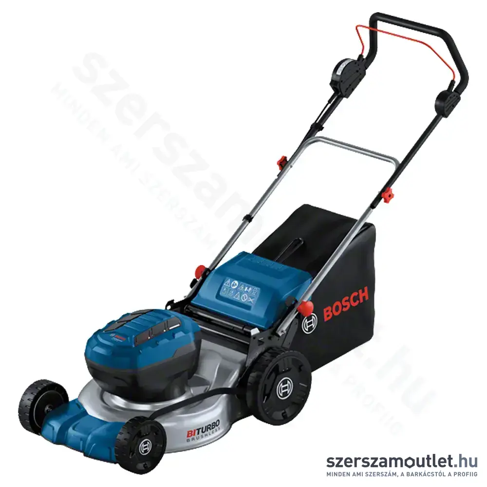 BOSCH GRA 18V2-46 Szénkefementes akkus fűnyíró 46cm BiTurbo (Akku és töltő nélkül)