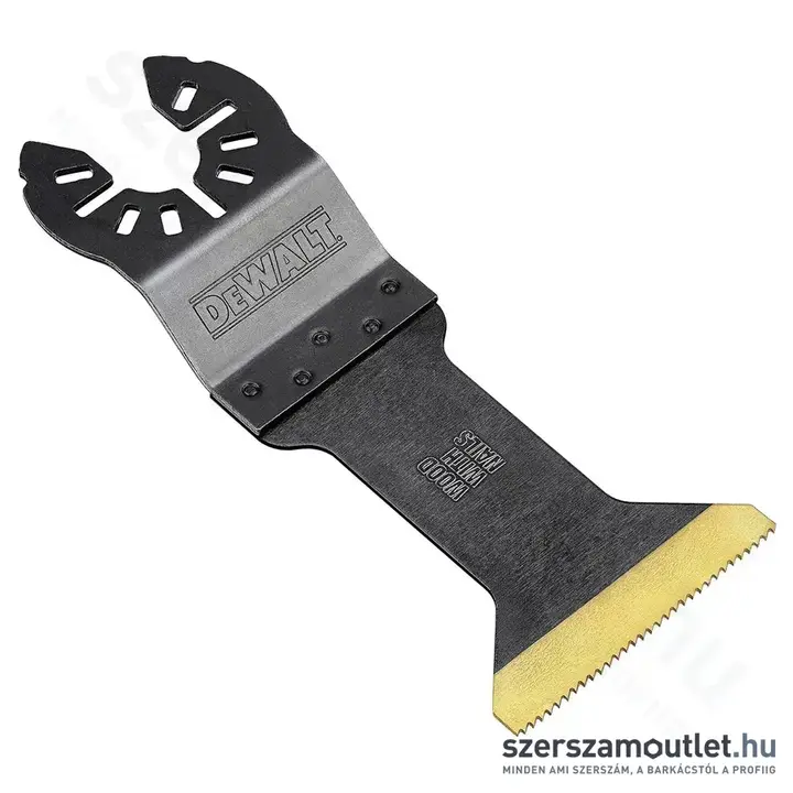 DEWALT DT20702-QZ Multi Tool-hoz használatos Titánium fa/fémfűrészlap 44x55mm (DT20702-QZ)