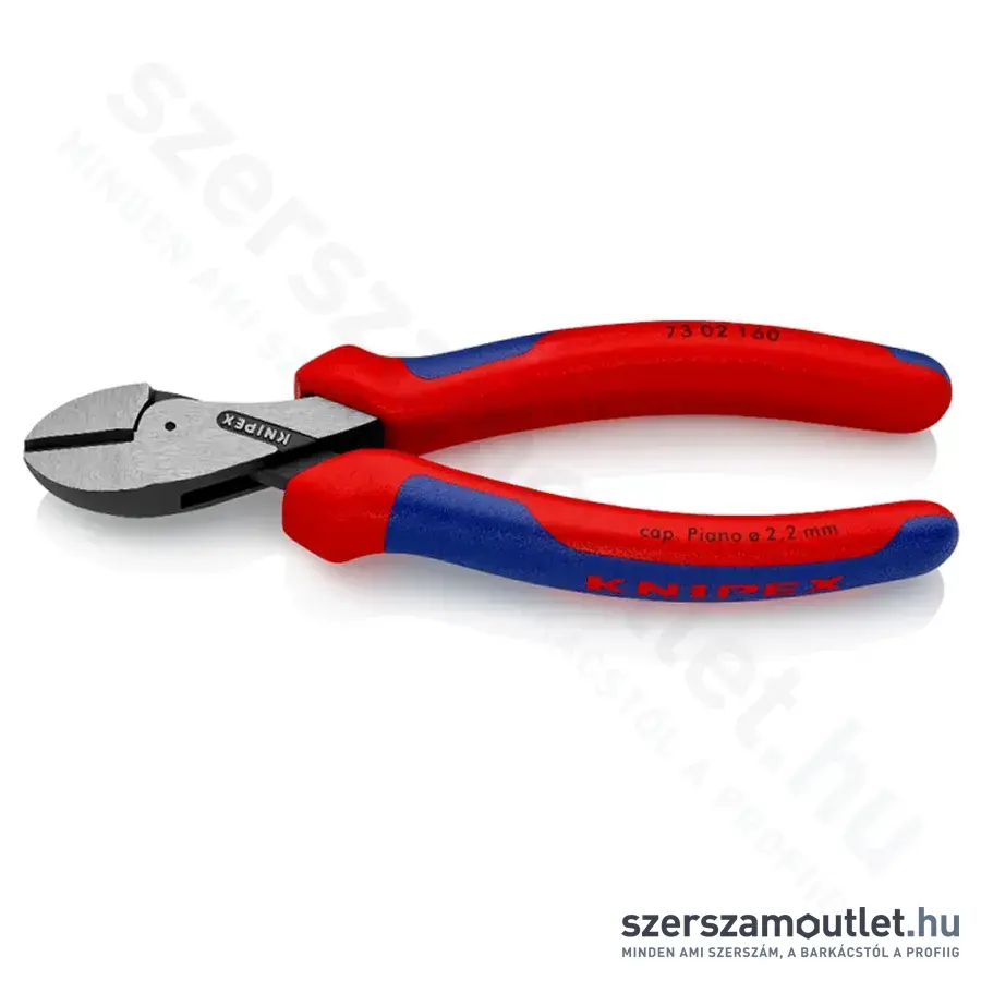 KNIPEX X-Cut Kompakt oldalcsípőfogó, nagy áttételű 160mm (73 02 160)