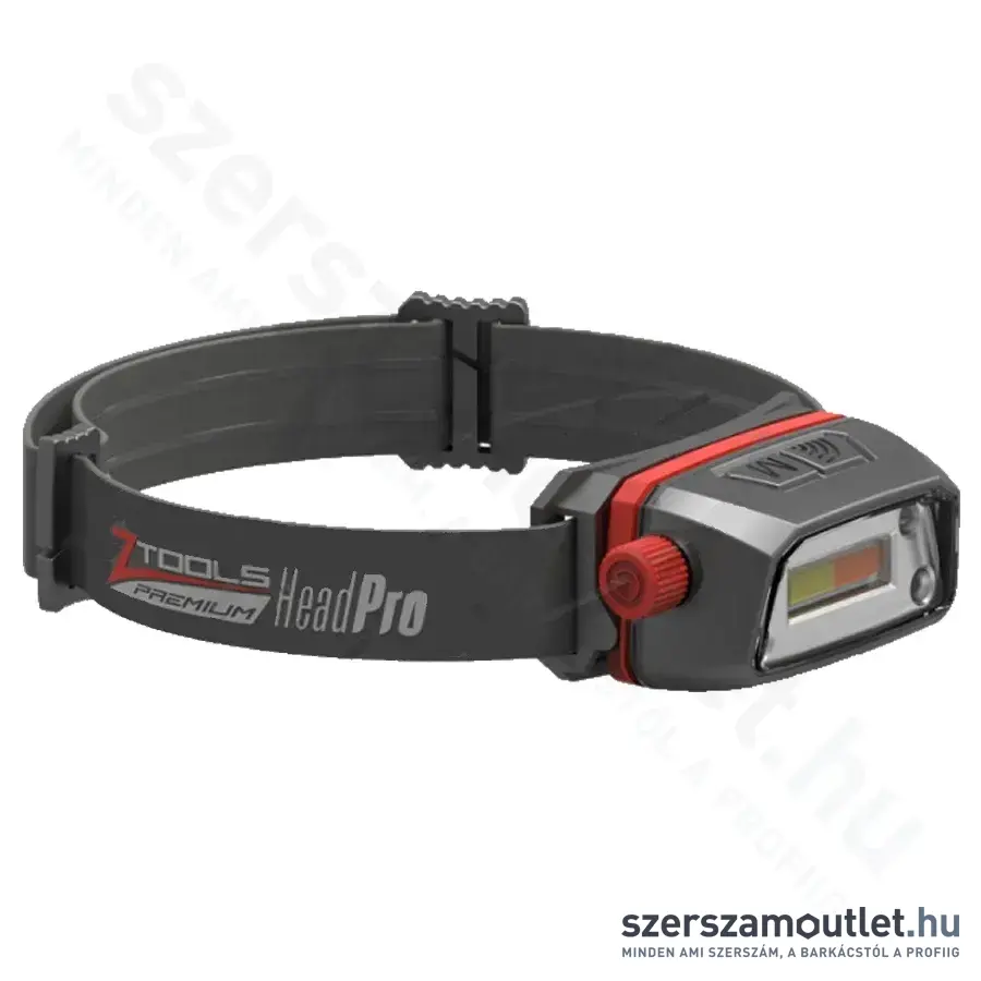 Z-TOOLS Head Pro 250-3CL Akkus fejlámpa 3,7V Li-ion, IP67, 50-250lm (100150-0070)