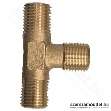 PROFIAIR T-elem réz AG 1/4" bliszteres (42422-5)