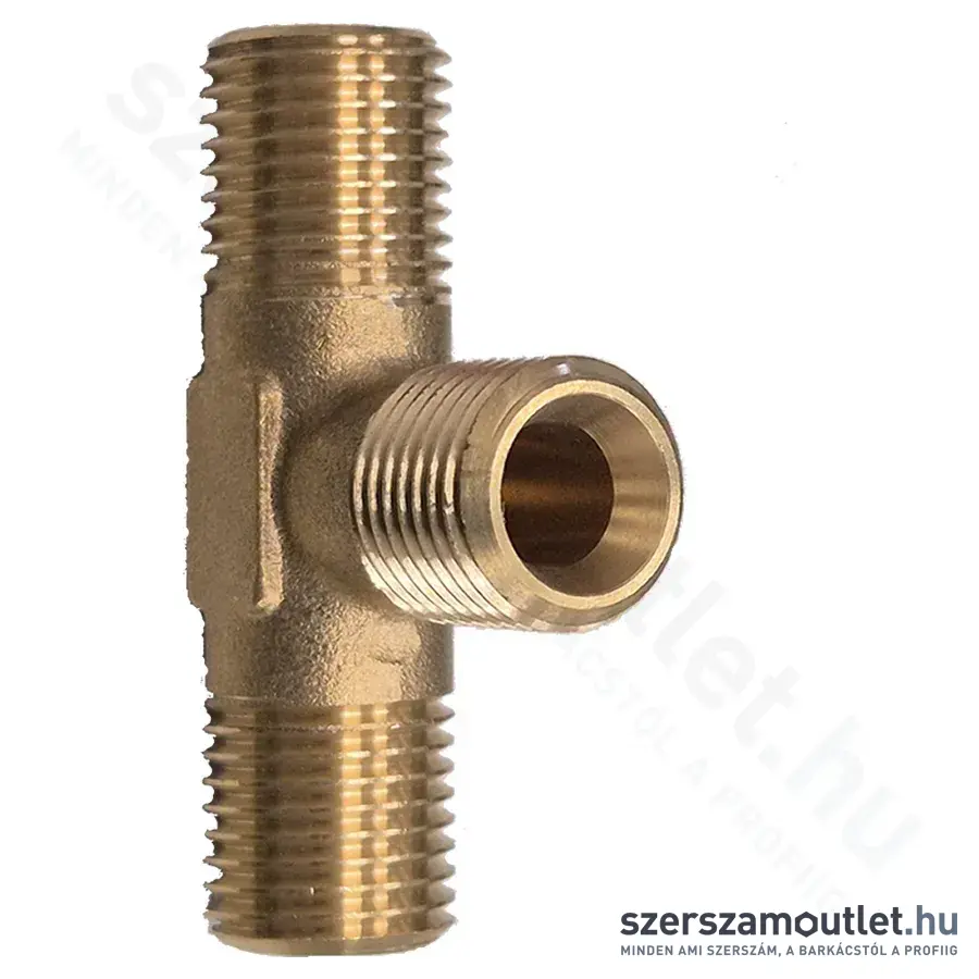 PROFIAIR T-elem réz AG 1/4" bliszteres (42422-5)