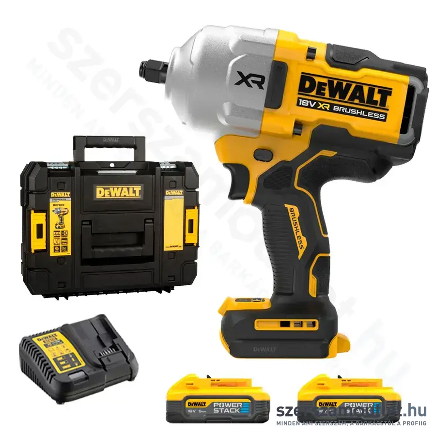 DEWALT DCF961 Akkus szénkefementes ütvecsavarozó TSTAK (1/2