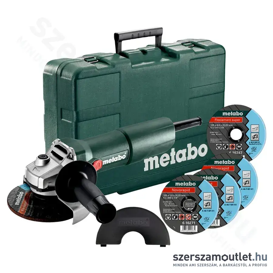 METABO W 750-125 Sarokcsiszoló M14, 125mm, 750W (603605680)