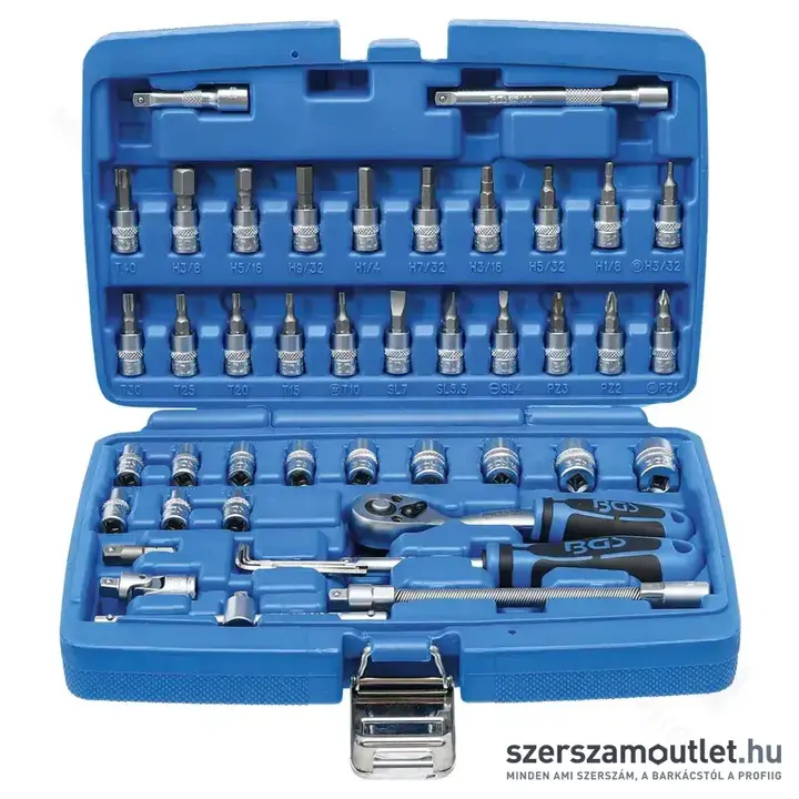 BGS Technic Dugókulcs készlet 1/4" 46db-os (BGS-2141)