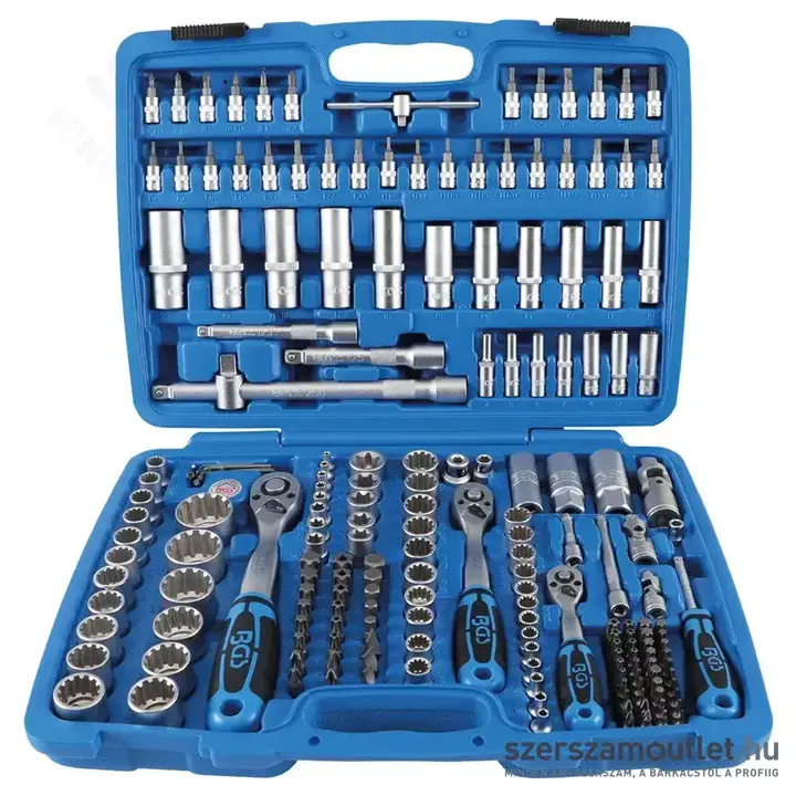 BGS Technic Dugókulcs készlet, Gear Lock, 1/4