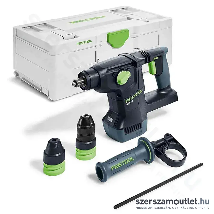 FESTOOL KHC 18 EB-Basic akkus fúró-véső kombikalapács 2.6J