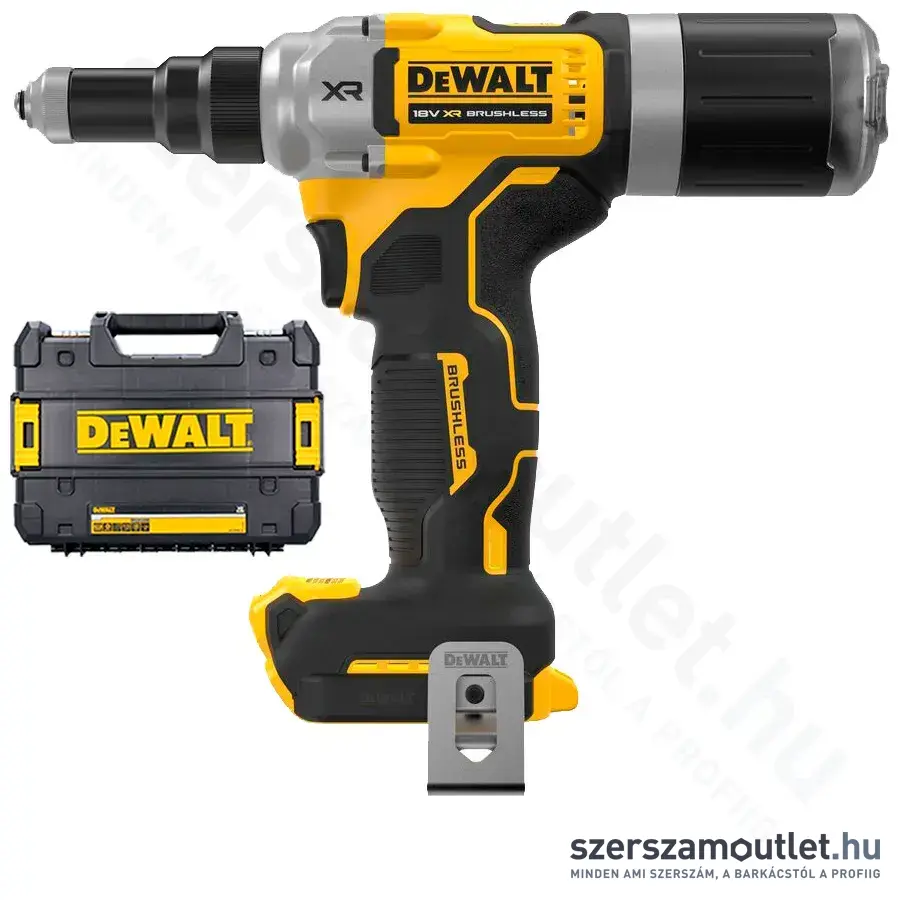 DEWALT DCF414 Akkus szegecshúzó TSTAK kofferben (1/4