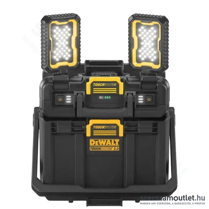 DEWALT TOUGHSYSTEM 2.0 Tároló láda és akkus munkalámpa (18V) (Akku és töltő nélkül)