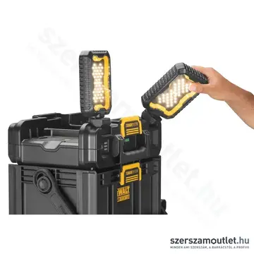 DEWALT TOUGHSYSTEM 2.0 Tároló láda és akkus munkalámpa (18V) (Akku és töltő nélkül)
