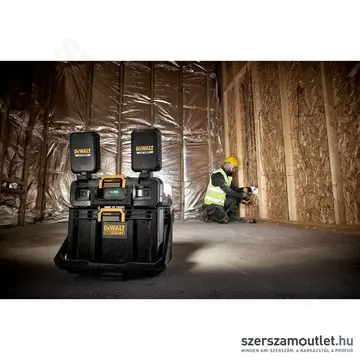 DEWALT TOUGHSYSTEM 2.0 Tároló láda és akkus munkalámpa (18V) (Akku és töltő nélkül)