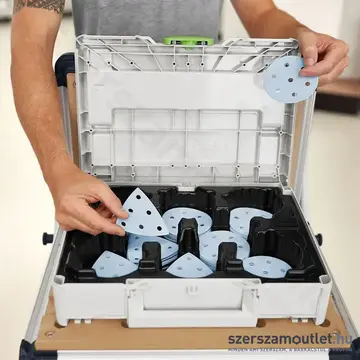 FESTOOL SYS-STF D90/V93 GR-Set Granat csiszolóvászon készlet (160 részes)