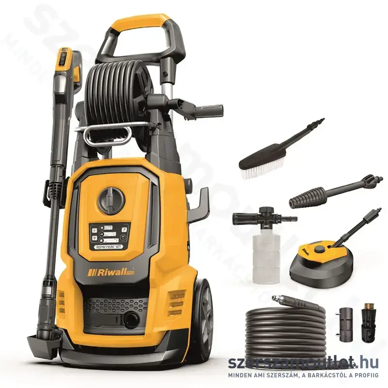 RIWALL REPW 180 RC SET Magasnyomású mosó tartozékokkal (2400W/180bar) (EP25A2401109B)