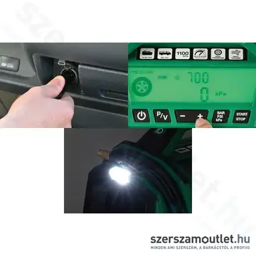 HIKOKI UP18DA-W4Z Akkus kompresszor (18V) (Akku és töltő nélkül!)