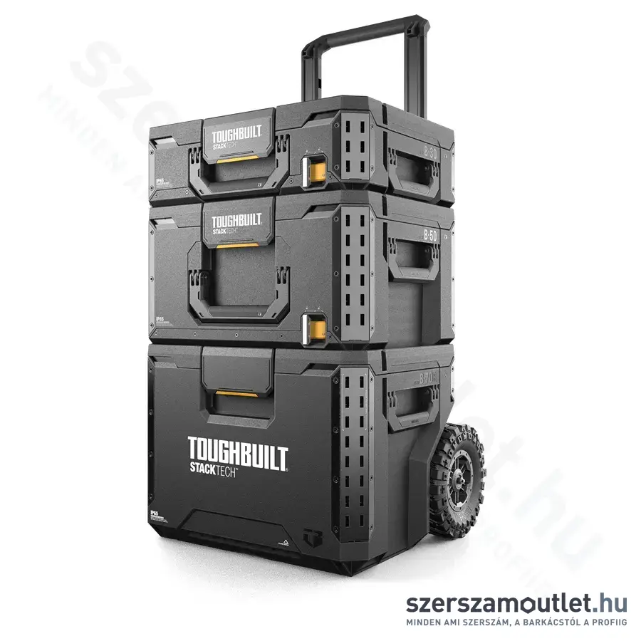 TOUGHBUILT B1S3-B-70R StackTech Szerszámosláda szett 3 részes (TB-B1S3-B-70R)