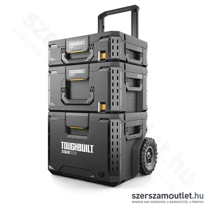 TOUGHBUILT B1S3-B-70R StackTech Szerszámosláda szett 3 részes (TB-B1S3-B-70R)