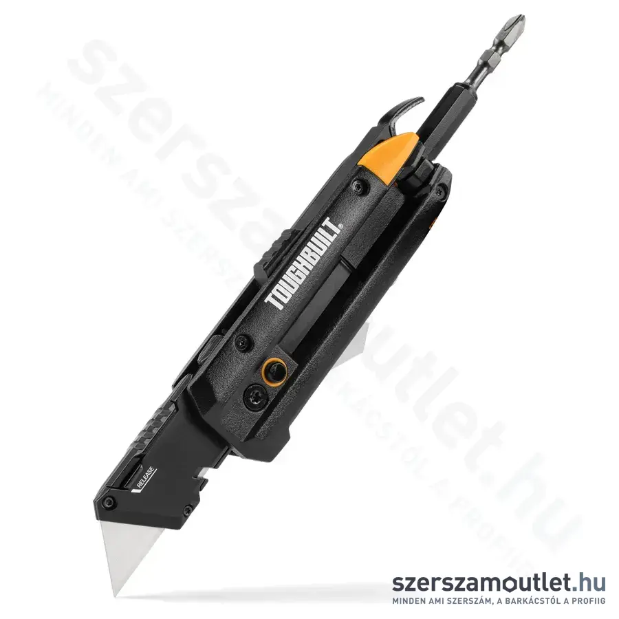 TOUGHBUILT H4-12-IM 5in1 Összecsukható villanyszerelő kés bittartóval (TB-H4-12-IM)