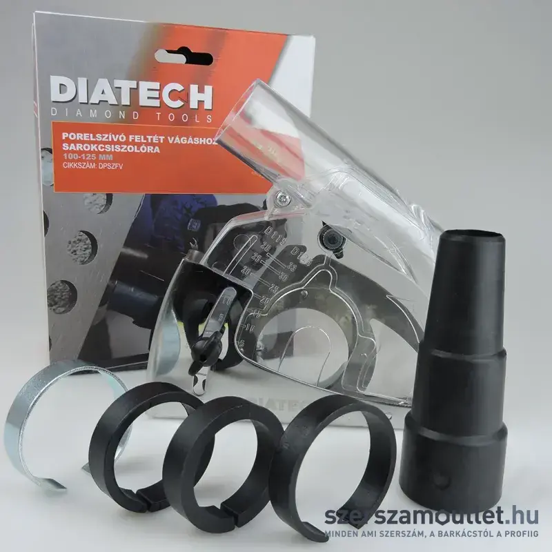 DIATECH Porelszívó feltét vágáshoz sarokcsiszlóra 100-125mm (DPSZFV)