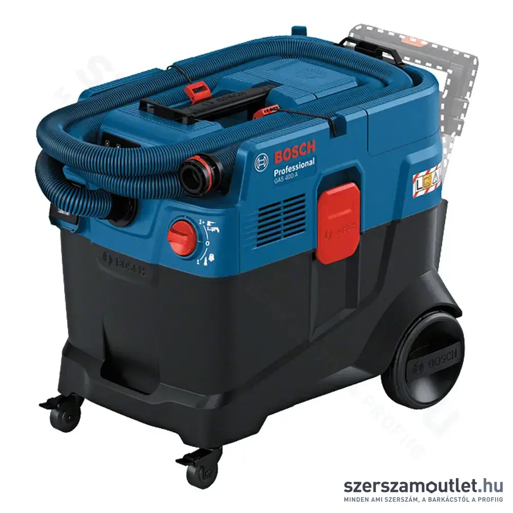 BOSCH GAS 400 A Ipari száraz-nedves automata porszívó (L-es porosztály) (1.200W/40l)
