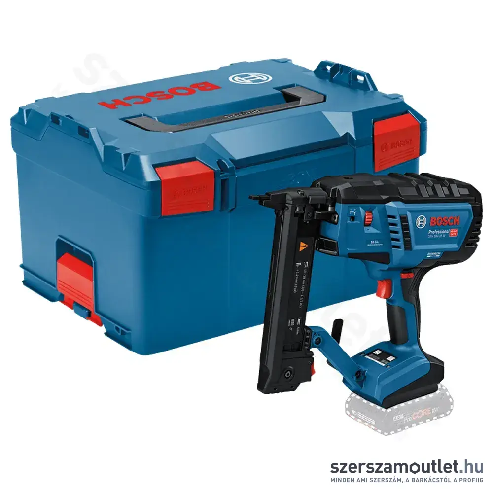 BOSCH GTH 18V-38 M Akkus kapocsbelövő L-Boxx kofferben (10-38 mm) (Akku és töltő nélkül)