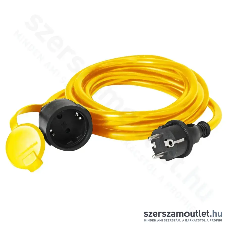 SOMOGYI Home Kültéri hosszabbító 25m, AT-N07V3V3-F 3G1,5mm2, IP44, 230V/16A/3680W (NV 8V3-25)
