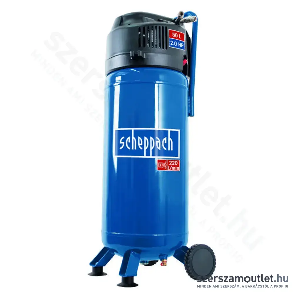 SCHEPPACH HC 51 V Olajmentes vertikális kompresszor (1500W/50l/10Bar)