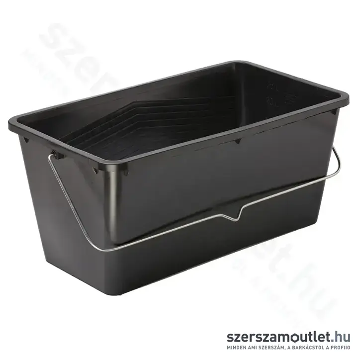 SCHULLER NIMBA BOX Festékes vödör, szögletes, műanyag, 25l (Fekete) (560016)