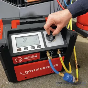 ROTHENBERGER ROREC Pro A3 hűtőközeg lefejtő + AJÁNDÉK mérleg (R290, R32)