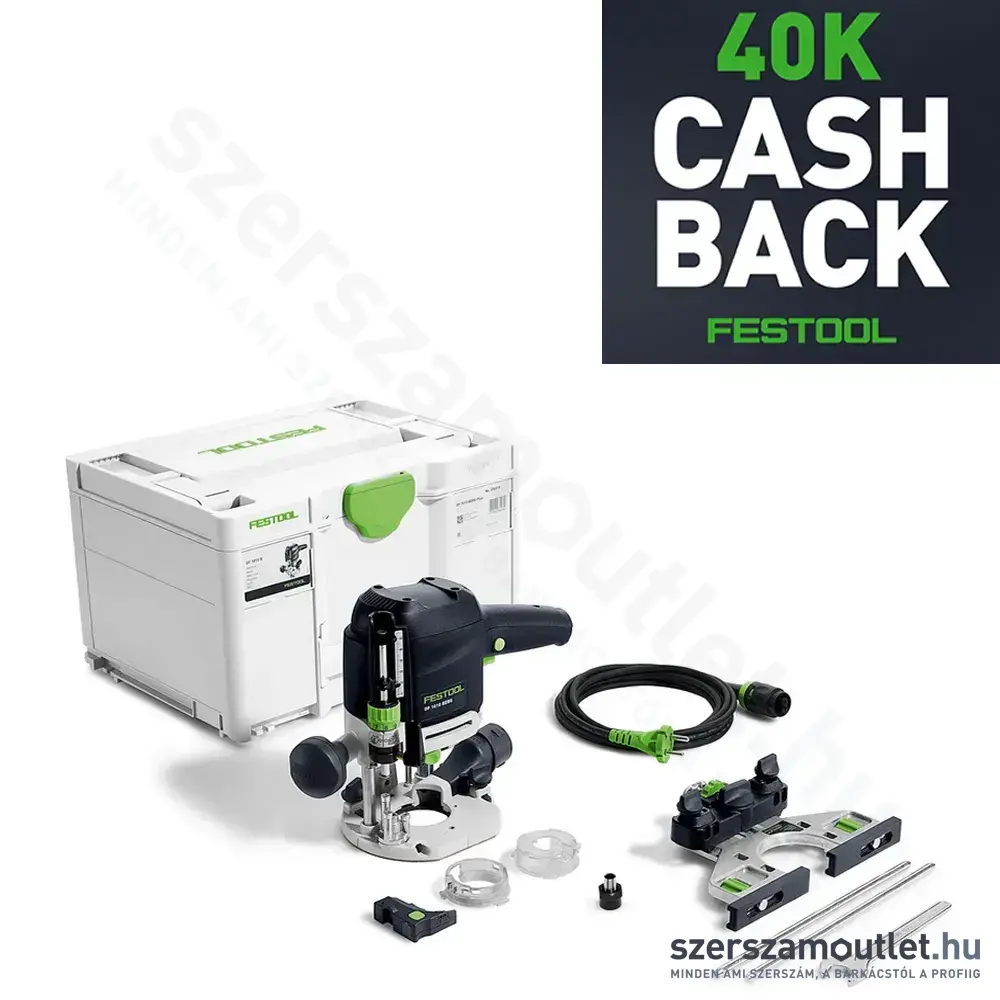 FESTOOL OF 1010 REBQ-Plus felsőmaró Systainer-ben (1010W/6-8mm) CASHBACK