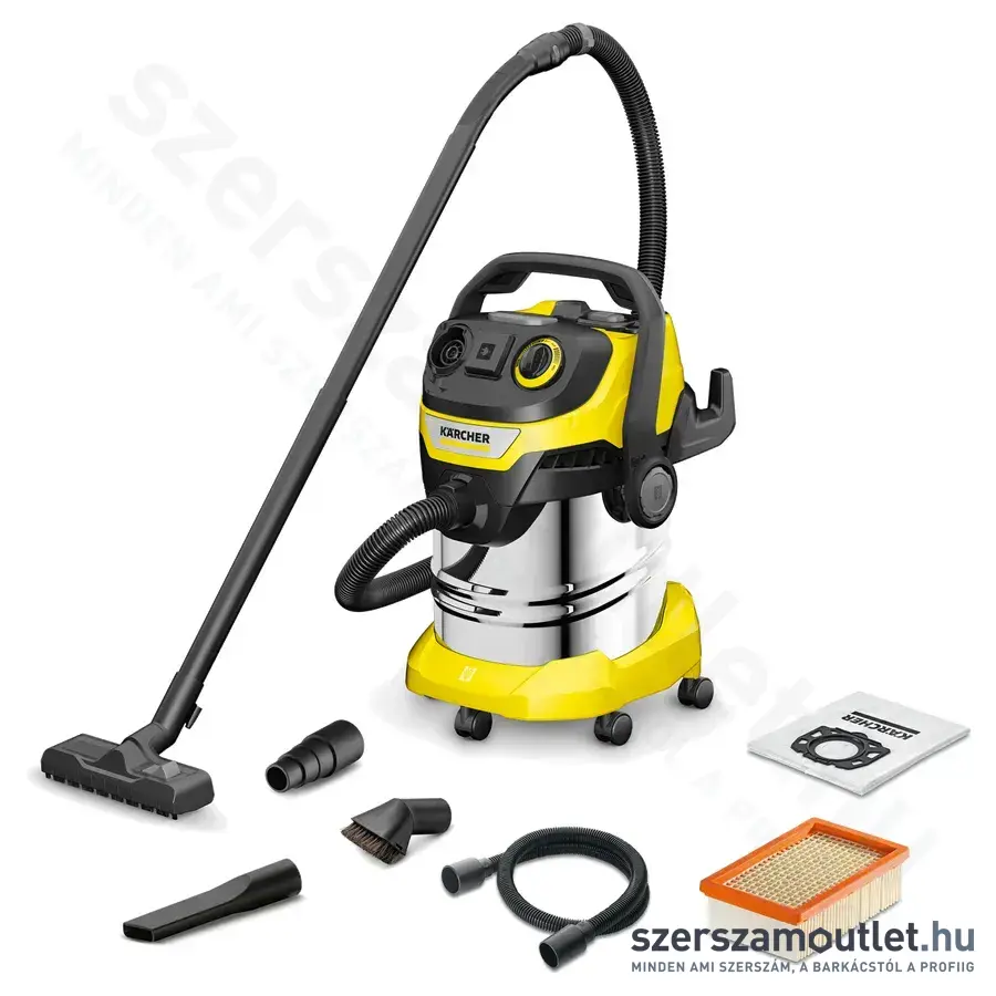 KARCHER WD5 P S V-25/5/22 WORKSHOP Nedves/száraz porszívó (25l, 1100W, 220-240V)