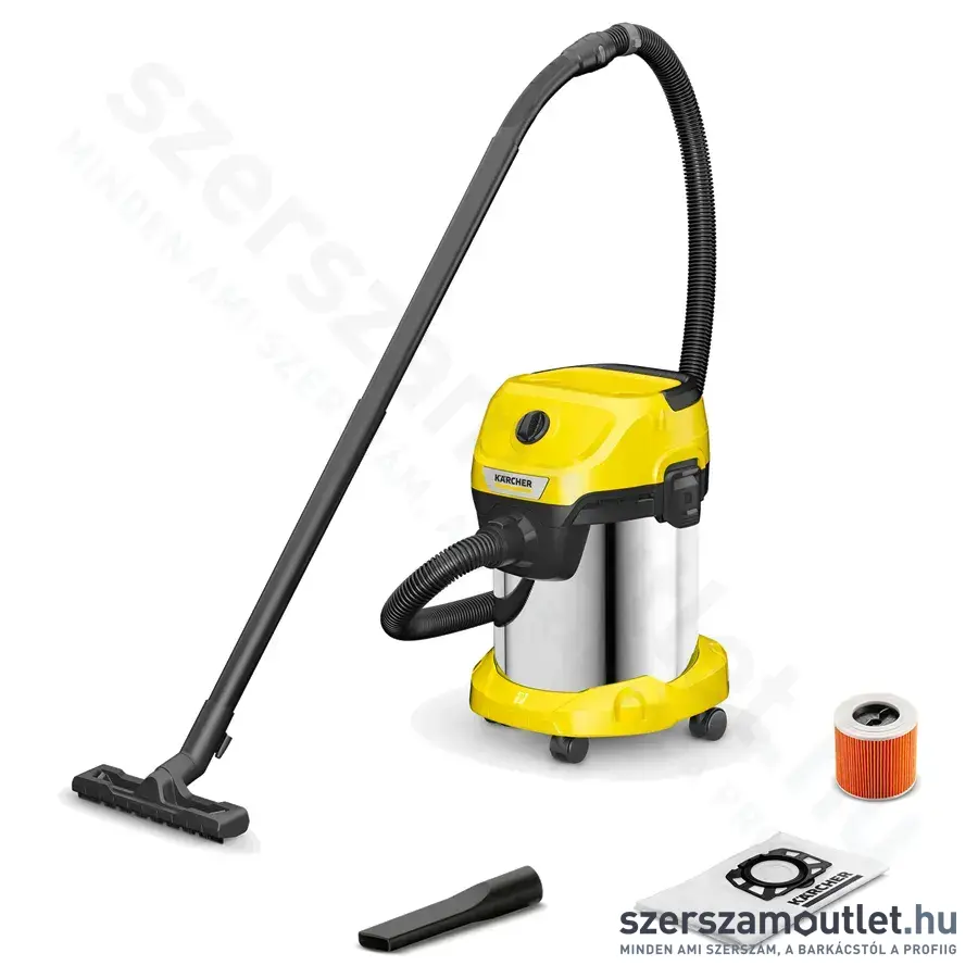 KARCHER WD3 S V-17/4/20 Nedves és száraz porszívó (17l, 1000W, 220-240V)