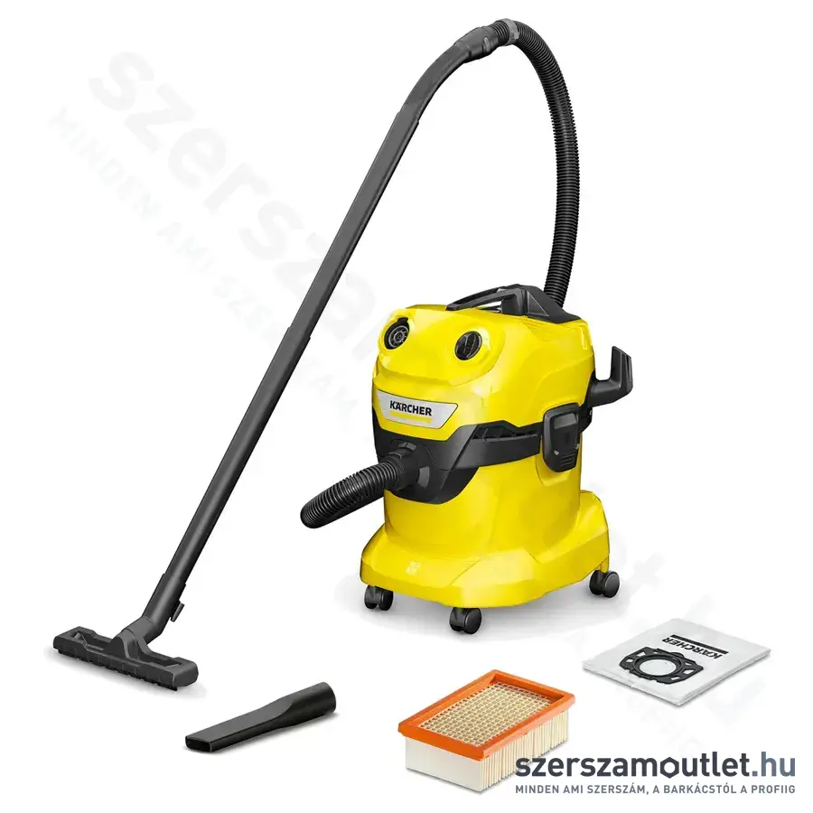 KARCHER WD4 V-20/5/22 Nedves és száraz porszívó (20l, 1000W, 220-240V)
