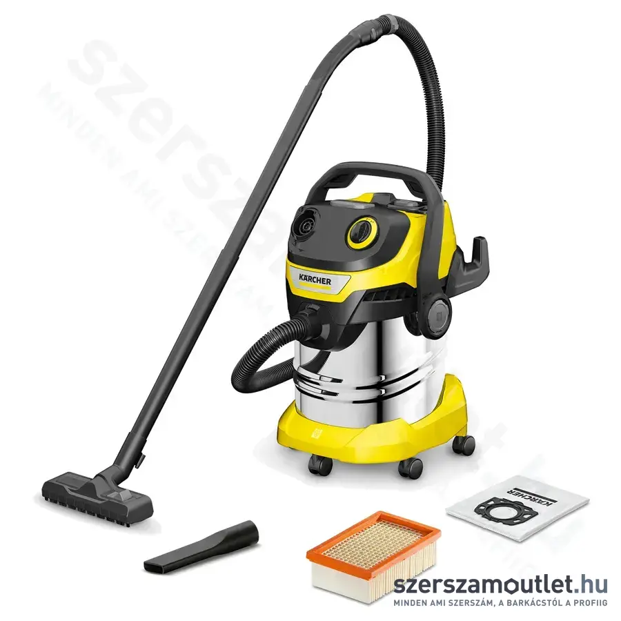 KARCHER WD5 S V-25/5/22 Nedves és száraz porszívó (25l, 1100W, 220-240V)
